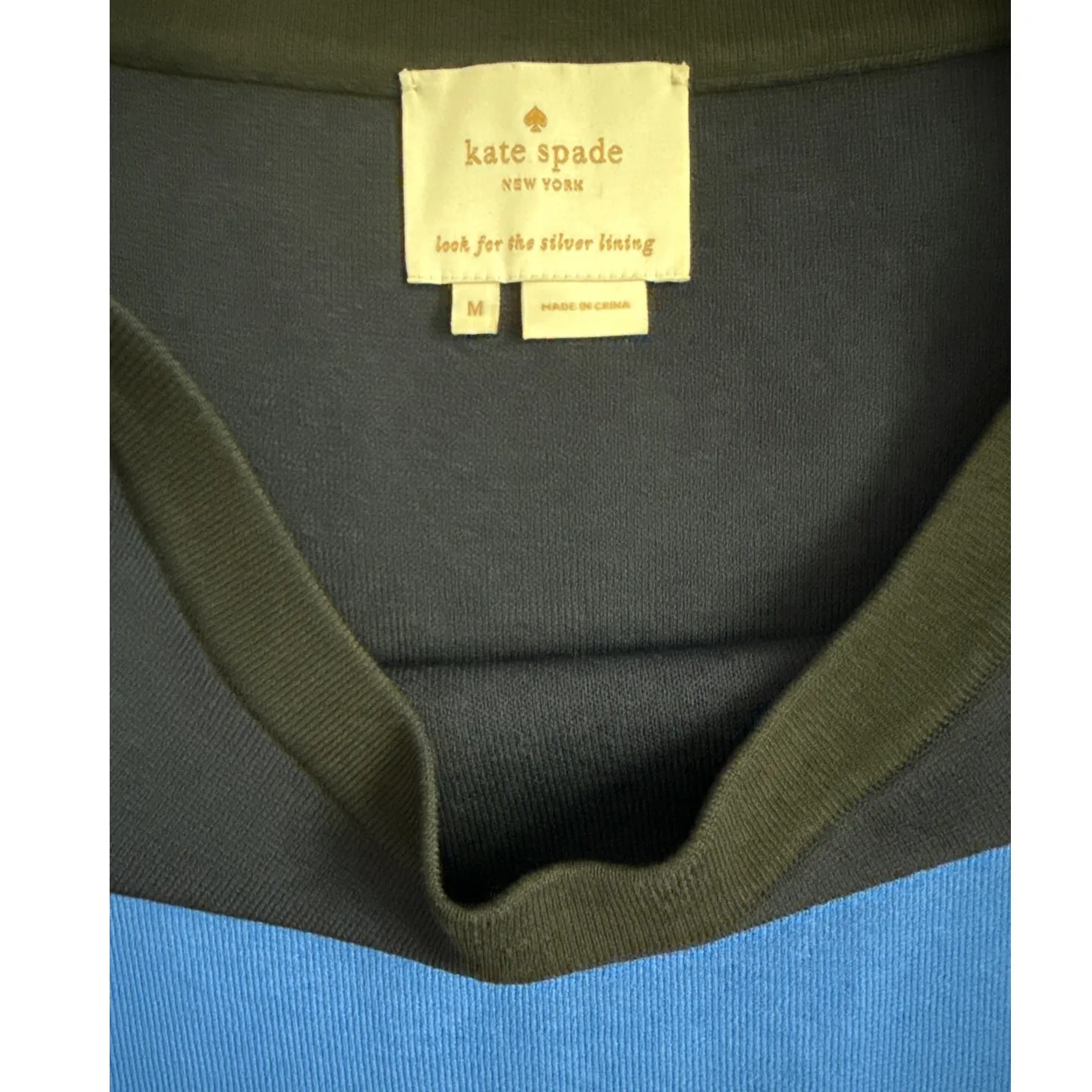 Kate Spade New York Colorblock‎ Striped Scuba Boatneck Mini Dress Size Medium - Image 9