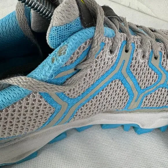 Montrail Women's Trans Alps‎ F.K.T. Grey Blue Hiking Shoes GL2226 - Image 9