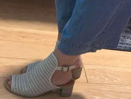 Eric Michael Leather Cut Out Sandal Booties  - Image 3