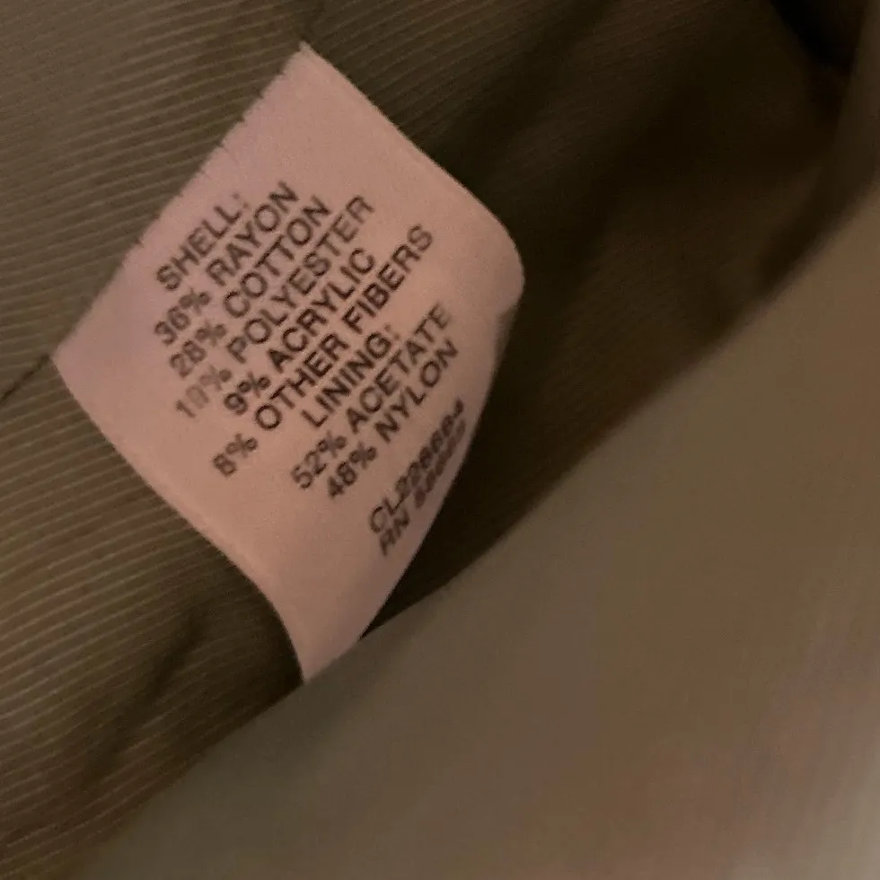 Classiques‎ Entier Skirt Suit Set Ruffle Jacket Metallic Gold Career - Image 9