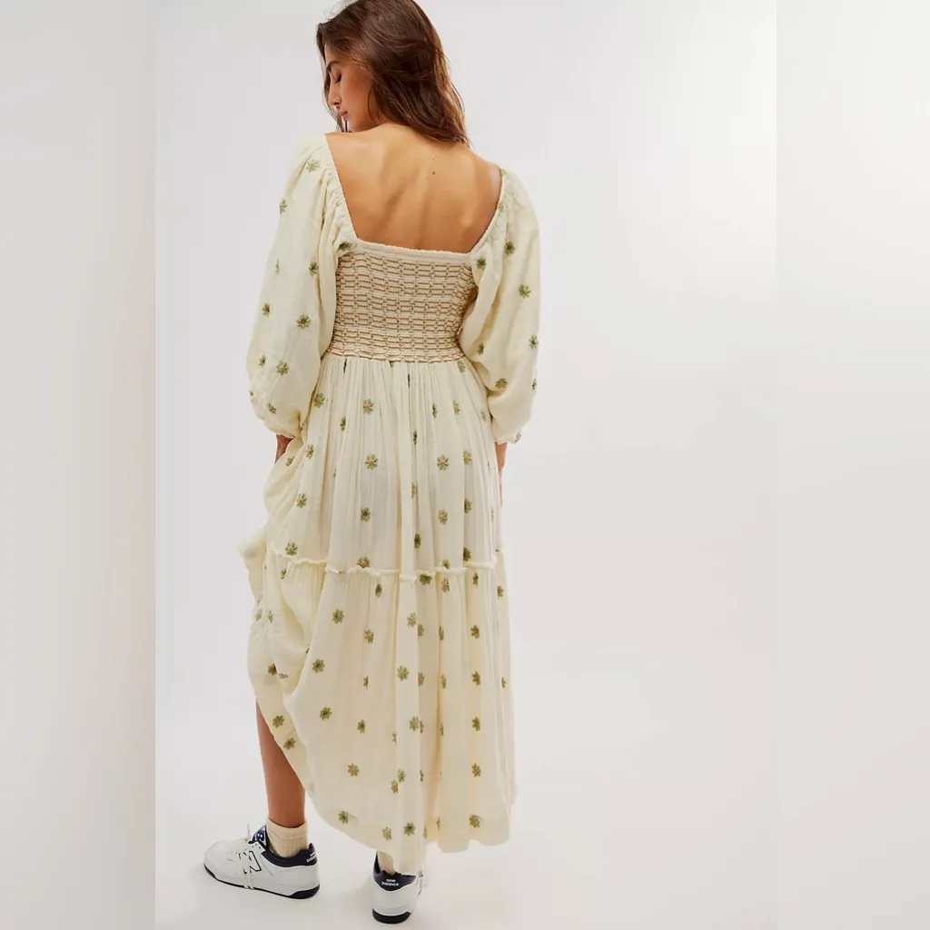 Free people Dahlia Embroidered Maxi Dress - Image 7