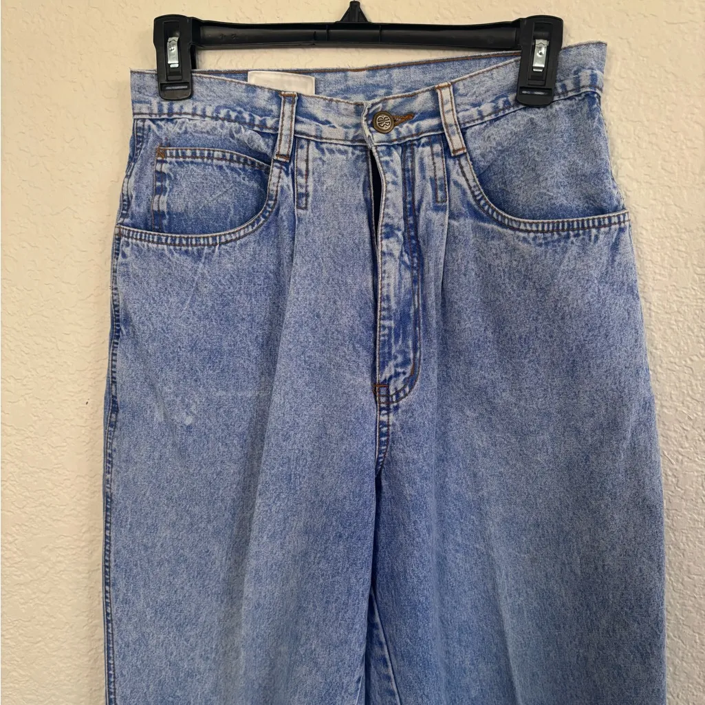 Bill Blass Blue High Rise Jeans - Image 3