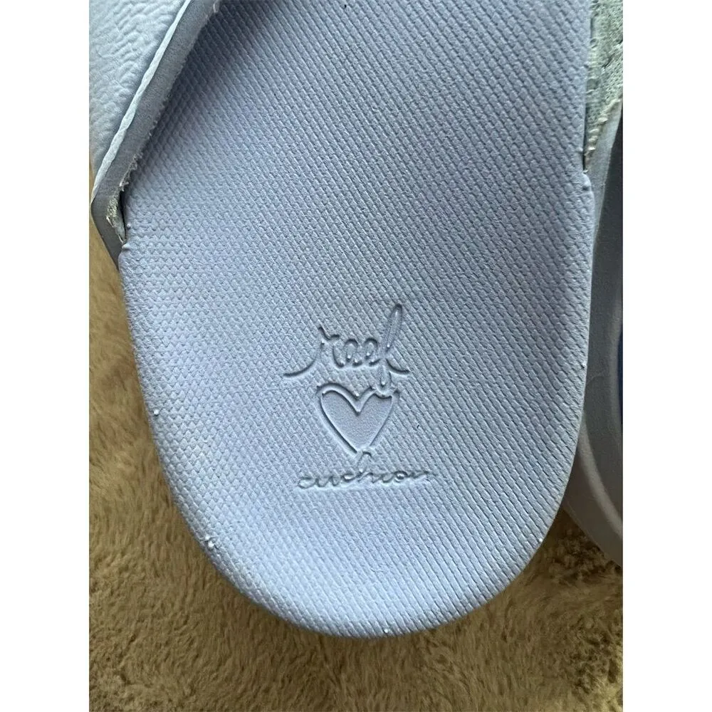 Reef Women's Platform Sandals Size 8 Blue Cushioned Summer Casual - Image 5