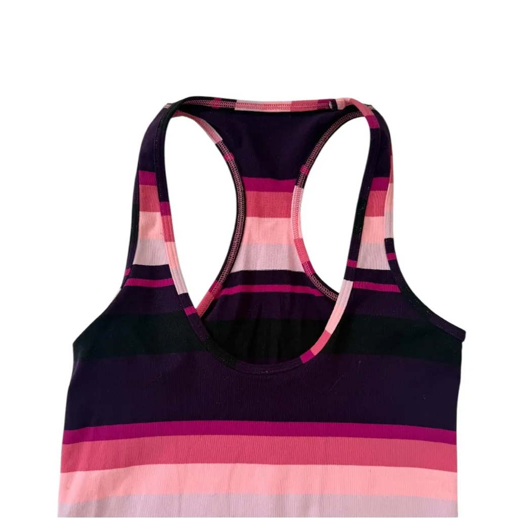 Lululemon Cool Racerback Assorted Stripe Bleached Coral Size XS - Image 7