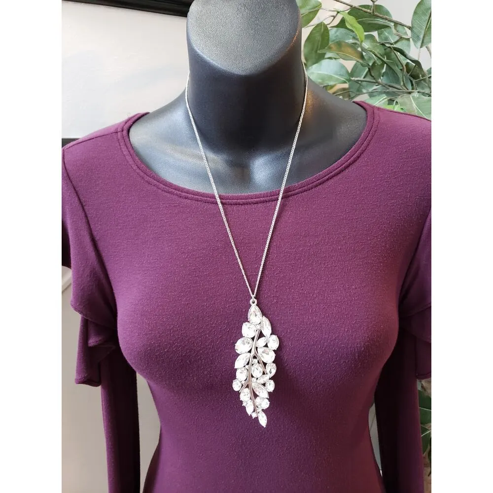 White House Black Market Shift Dress Womens XS Purple Rayon Cold Shoulder Sleeve - Image 4