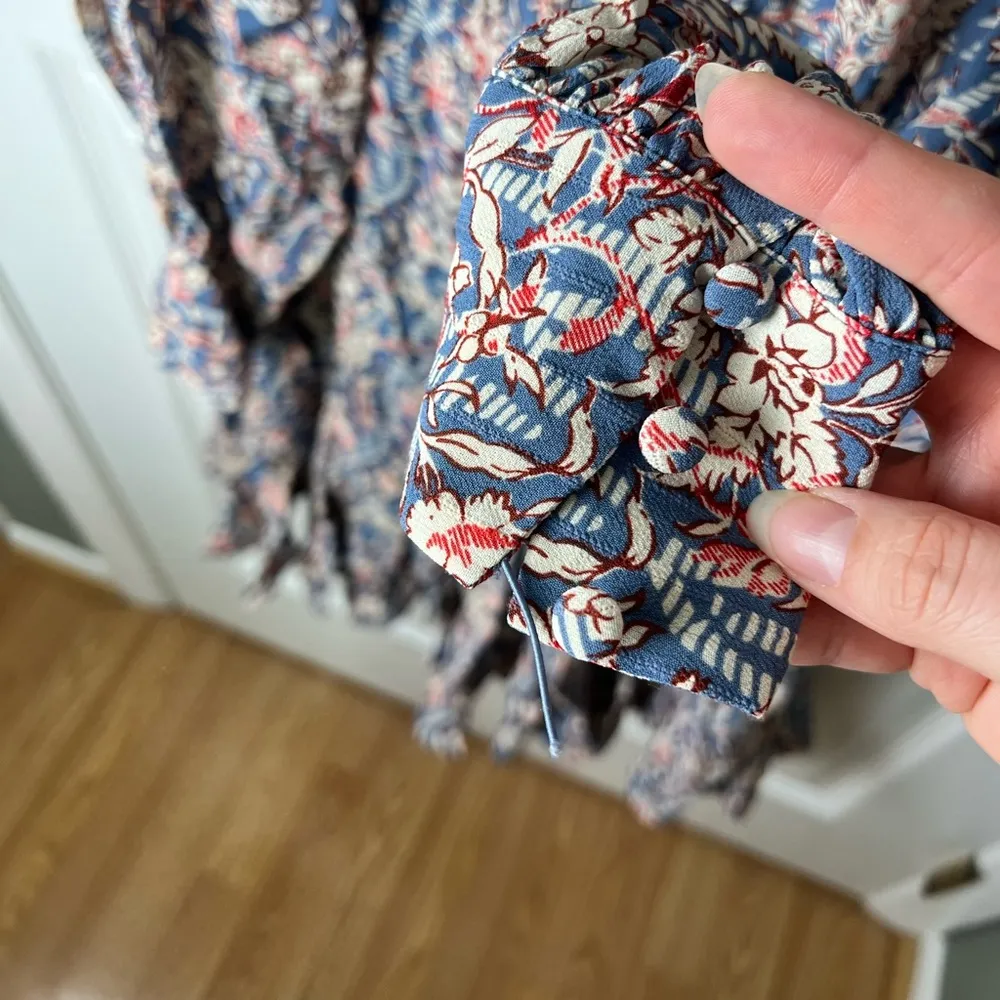 Veronica Beard Gara Floral Pleated Minidress 4 - Image 5