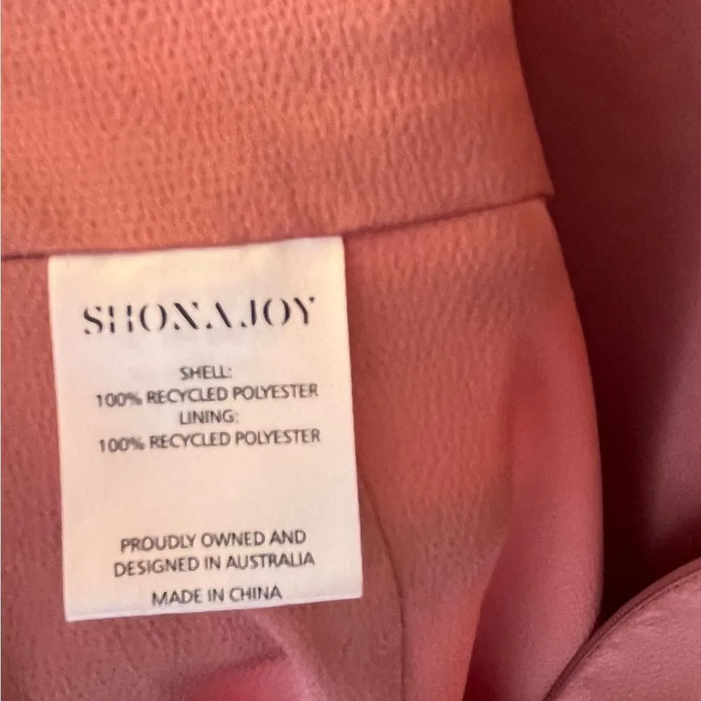 Shona Joy NEW Luxe Tie Sleeveless Midi Dress in Rose Size 10 - Image 11