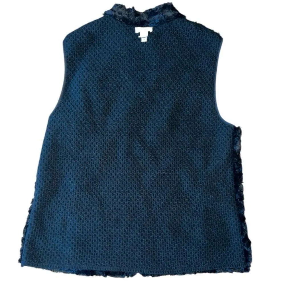 Chico's  Black Quilted Vest - Image 5