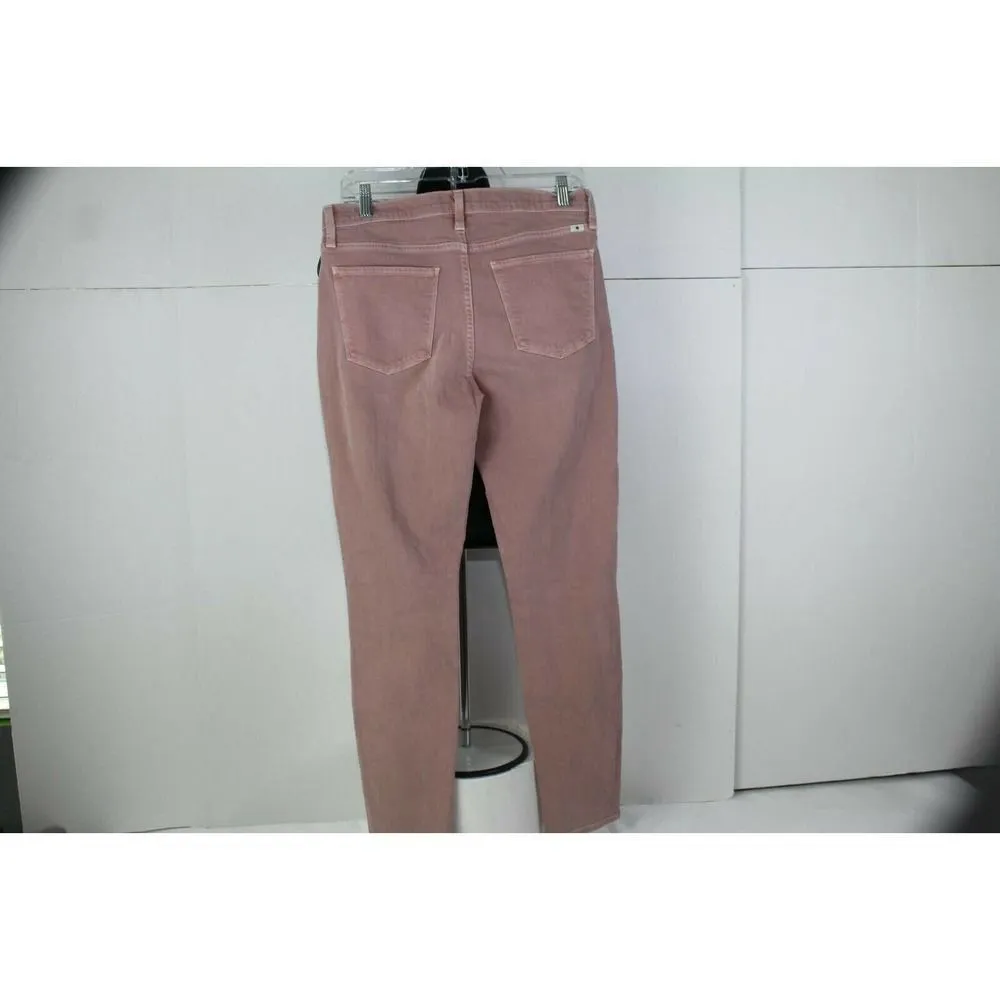 Lucky Brand Womens Pink Denim Regular Fit Casual Skinny Jeans Size 8/29 - Image 4