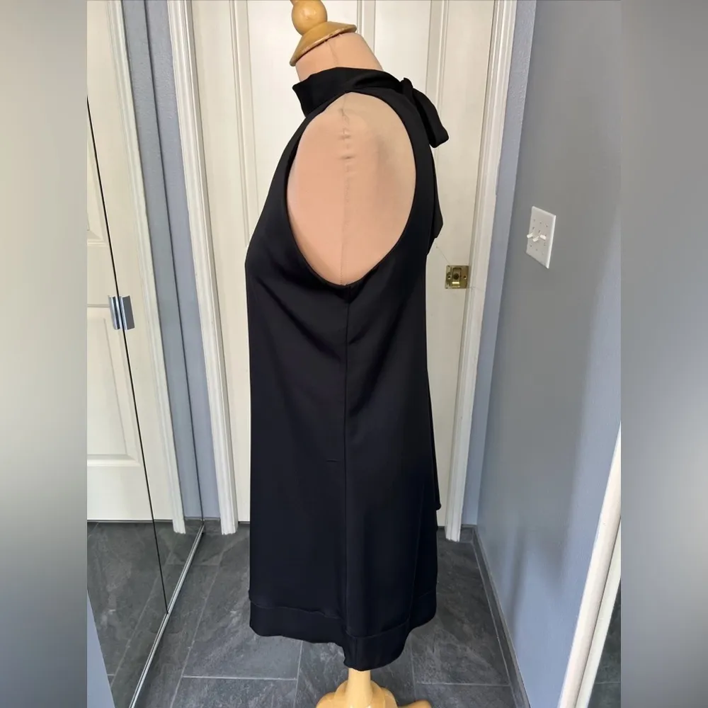 Meghan‎ Los Angeles Black Retro Sleeveless Dress Witchy Whimsigoth LBD - Image 7