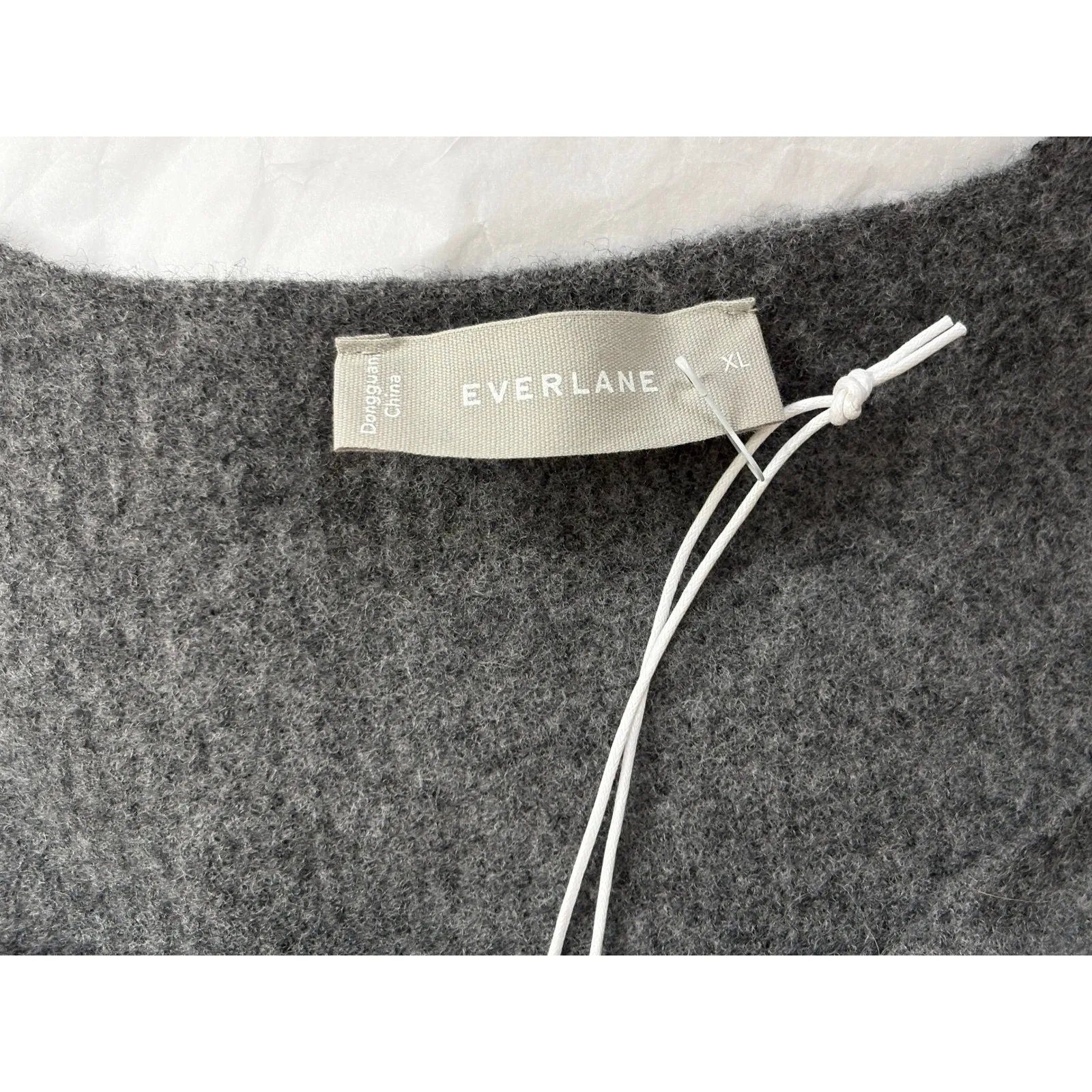 Everlane The Cozy Stretch Sweater Tank XL Wool Blend Cozy Soft Quiet Luxury NEW - Image 6