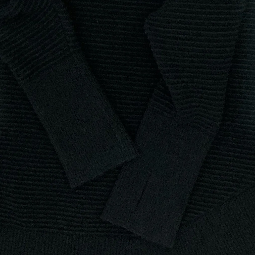 OFFLINE By Aerie Home Stretch Sweater S 20.5” p2p Black NWOT - Image 5