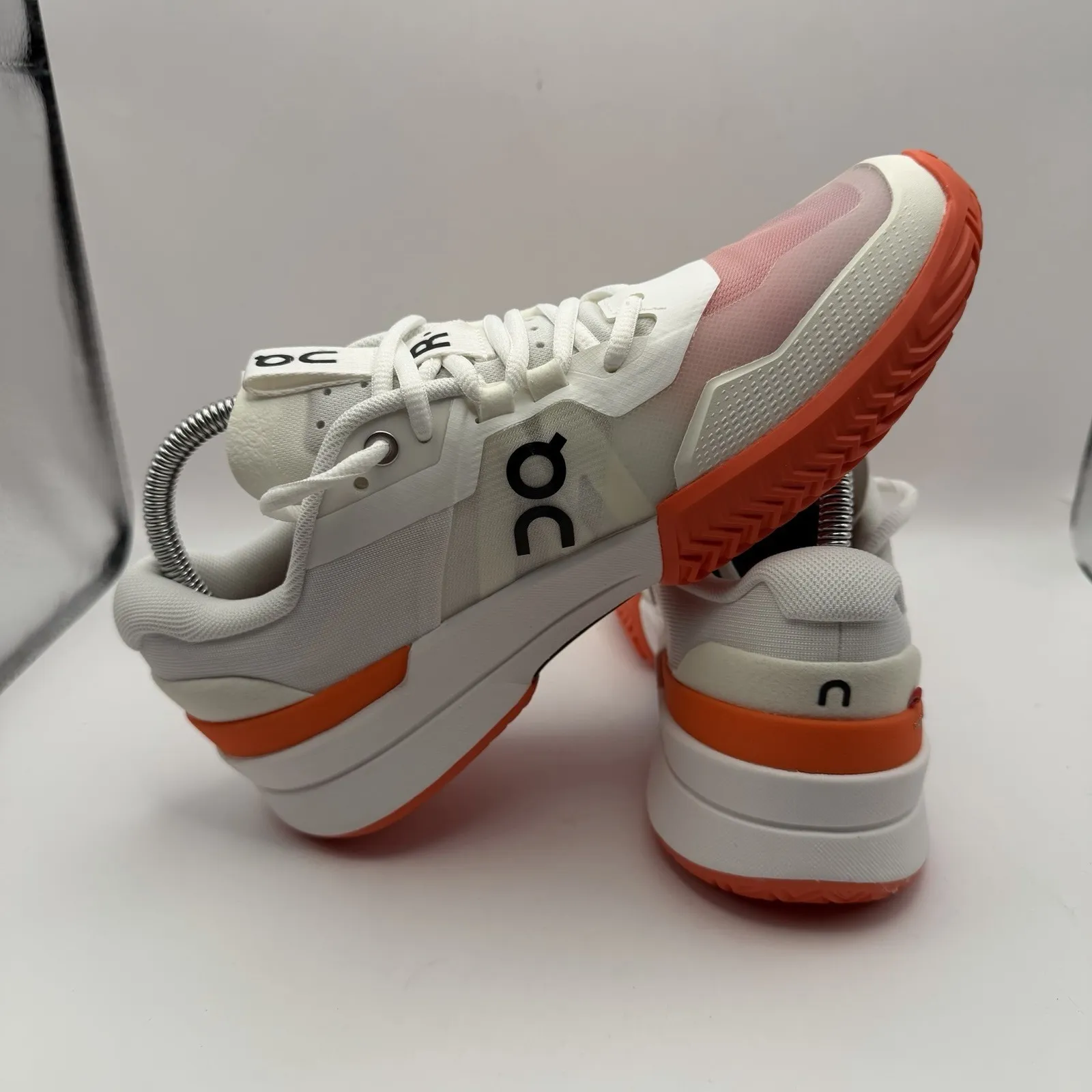 On Cloud The Roger Pro 2 Tennis Shoe Size 9 Womens White/Flame NEW White - Image 7