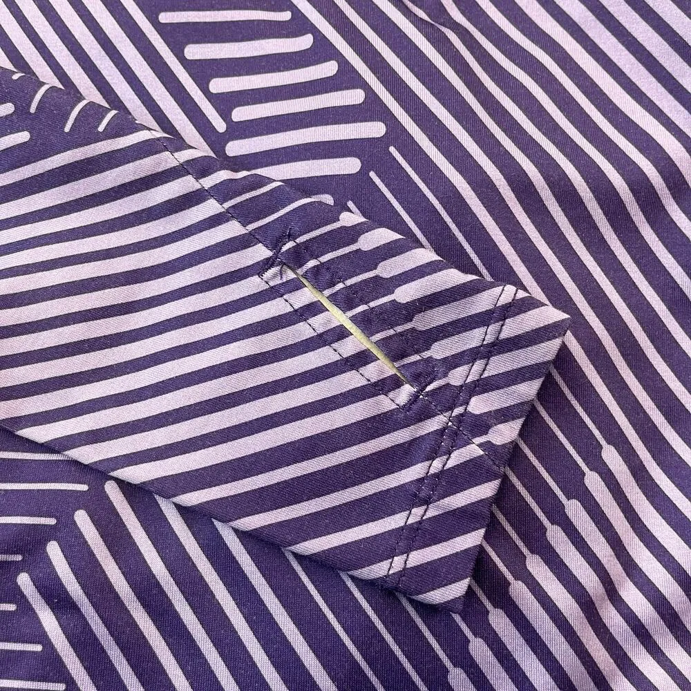 Layer 8 Purple Chevron Fleece - Image 4