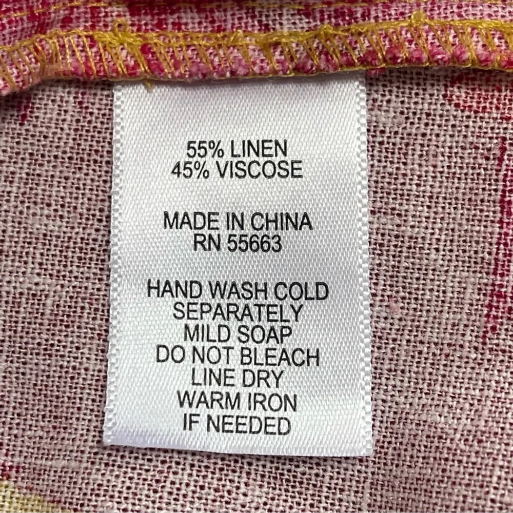 Jones & Co Jones New York XLARGE Linen Blend Tropical Floral Jacket Long sleeve - Image 14