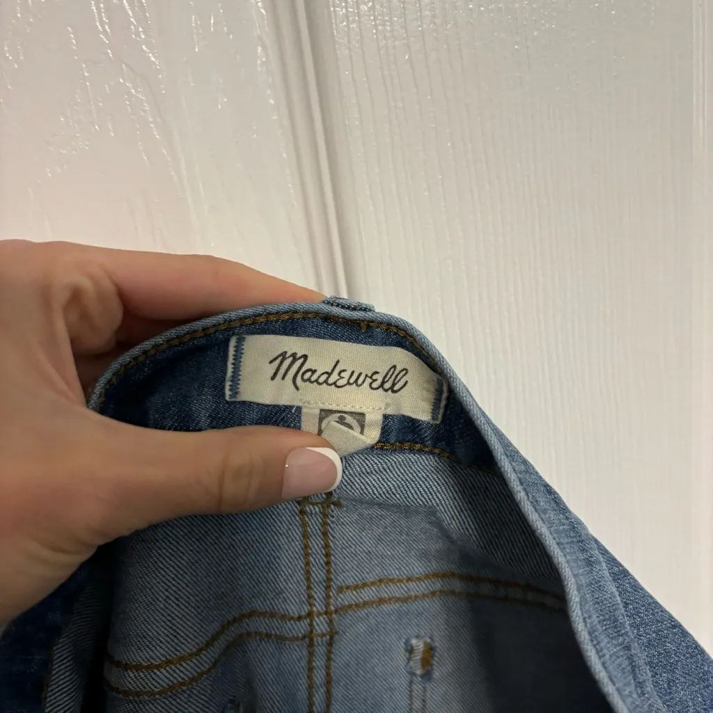 Madewell Wide Leg Crop Jeans - Image 4