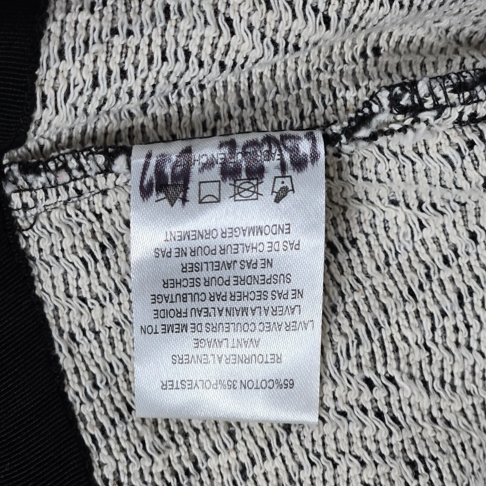 Miss Me Geometric Diamond Fringe Cropped Jacket Cardigan Sweater Women Size M - Image 7