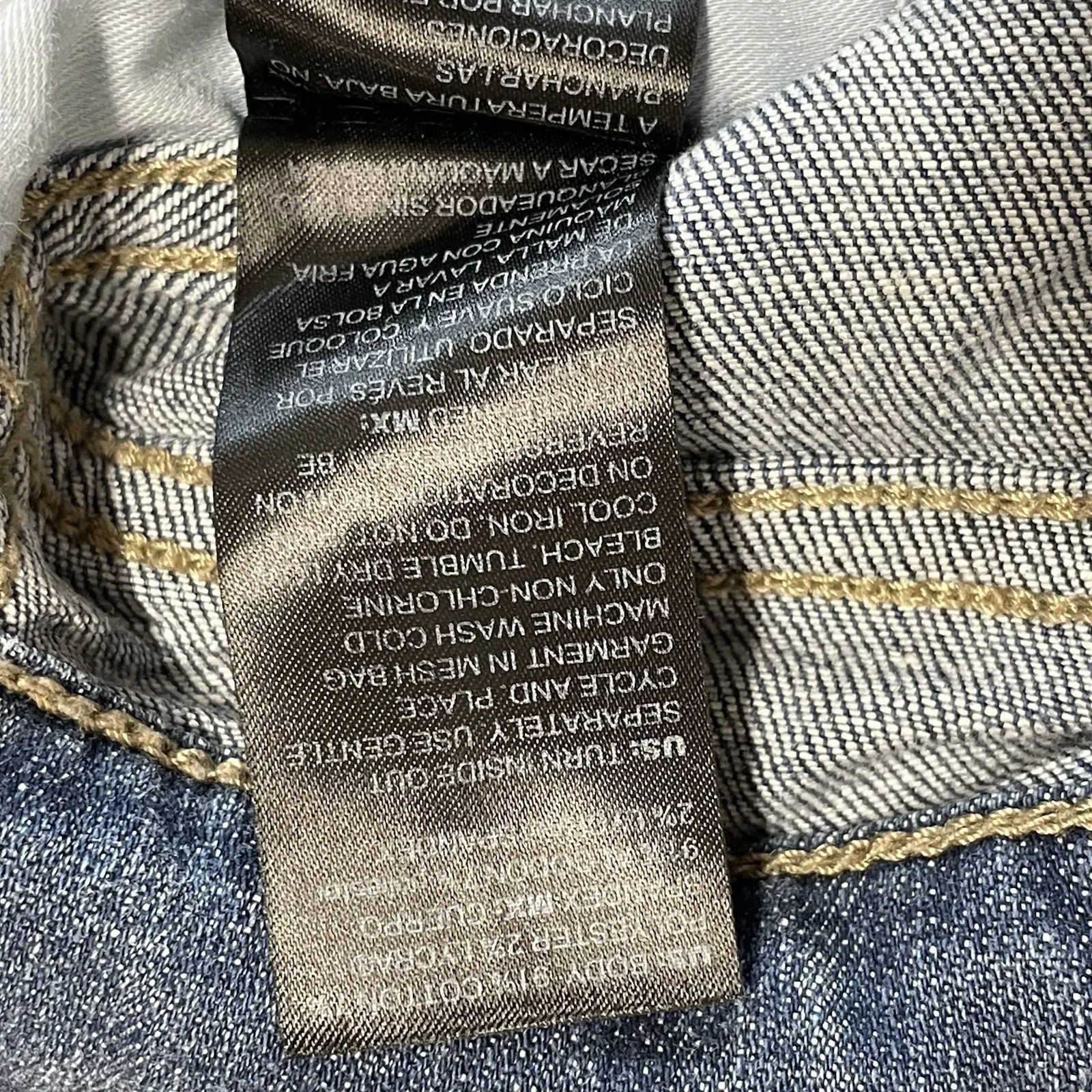 White House‎ Black Market Womens 6 Jeans Embellished Silver Bead Skinny Everyday - Image 14