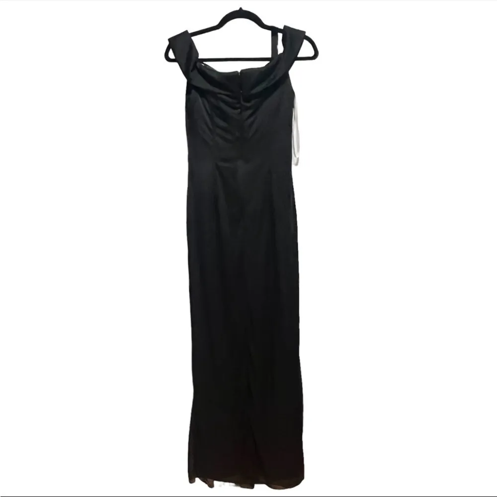 Azazie Tonya Black Dress, New with Tags, Size 6 - Image 3