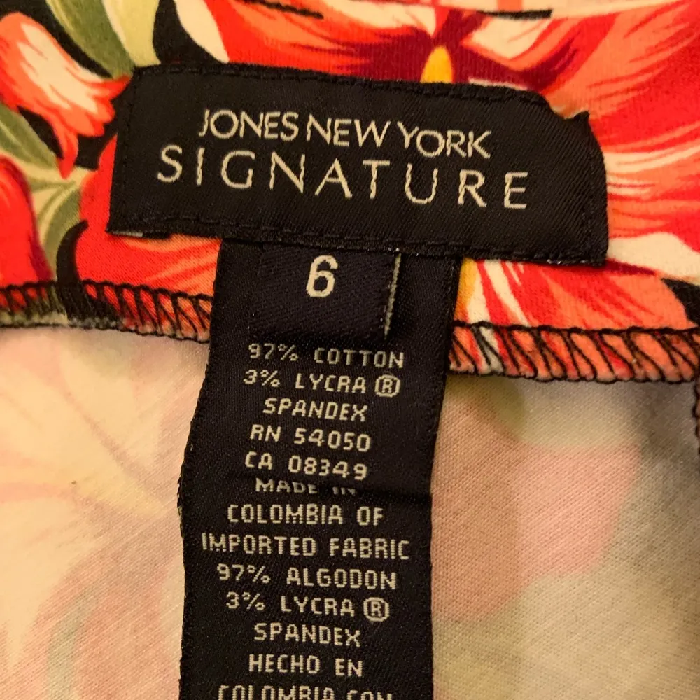 Jones New York Floral Lily Flowers Sheath Dress - Image 8