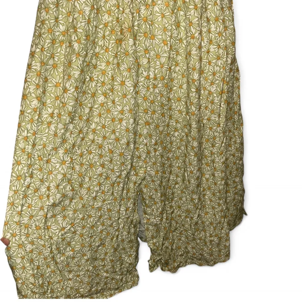 Ginger G Floral Midi Dress in Cream and Yellow - Image 3