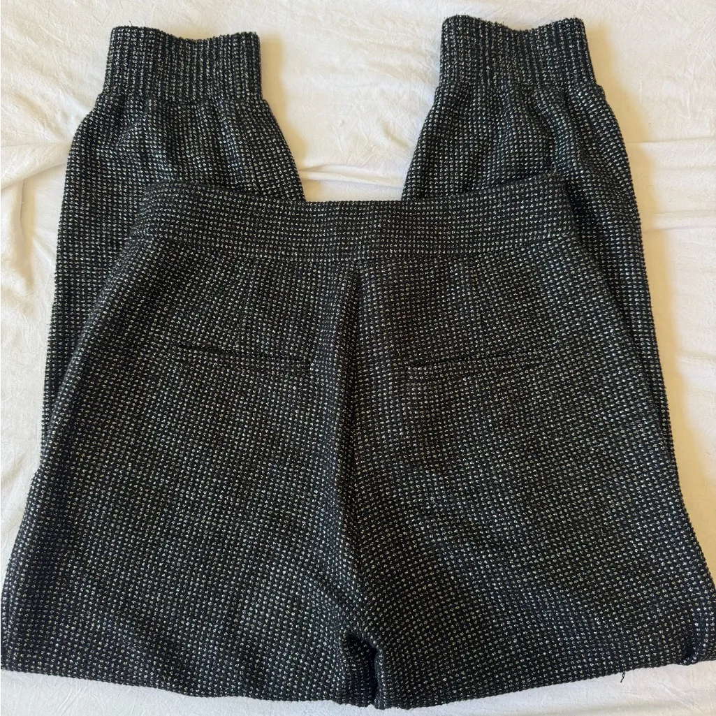 Veronica Beard | Gretta Lurex Tweed Black/Silver Joggers - 4 - Image 2