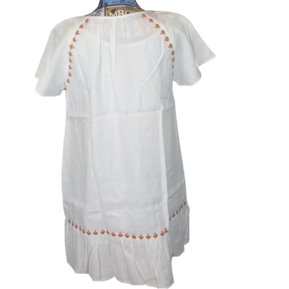 Madewell lighthouse embroidered linen shif… - Image 4