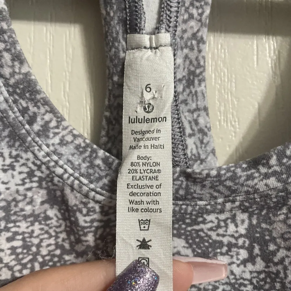 Lululemon Cool Racerback Tank in Frozen Vista Alpine White Multi - Image 7