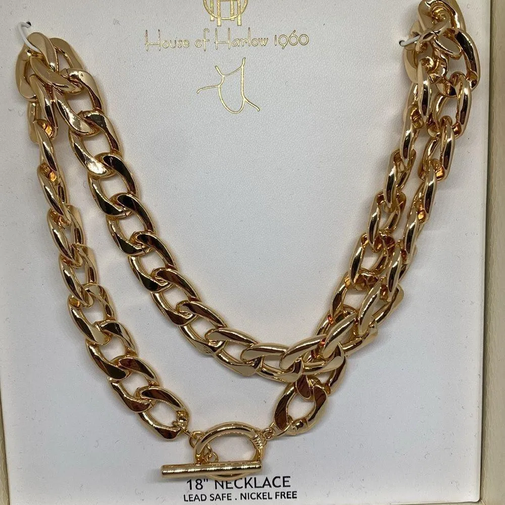 House of Harlow 18"necklace Gold - Image 3