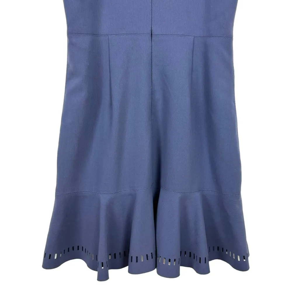 Elizabeth and James Hadley Mini Dress in Ponte Indigo Fit & Flare Size 8 - Image 9