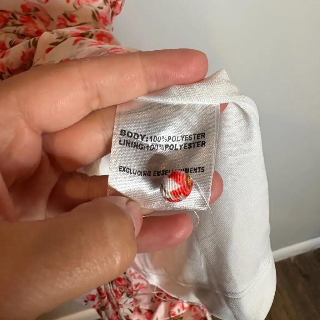 NWT Princess Polly Cael Pink Floral Mini Dress - Image 6