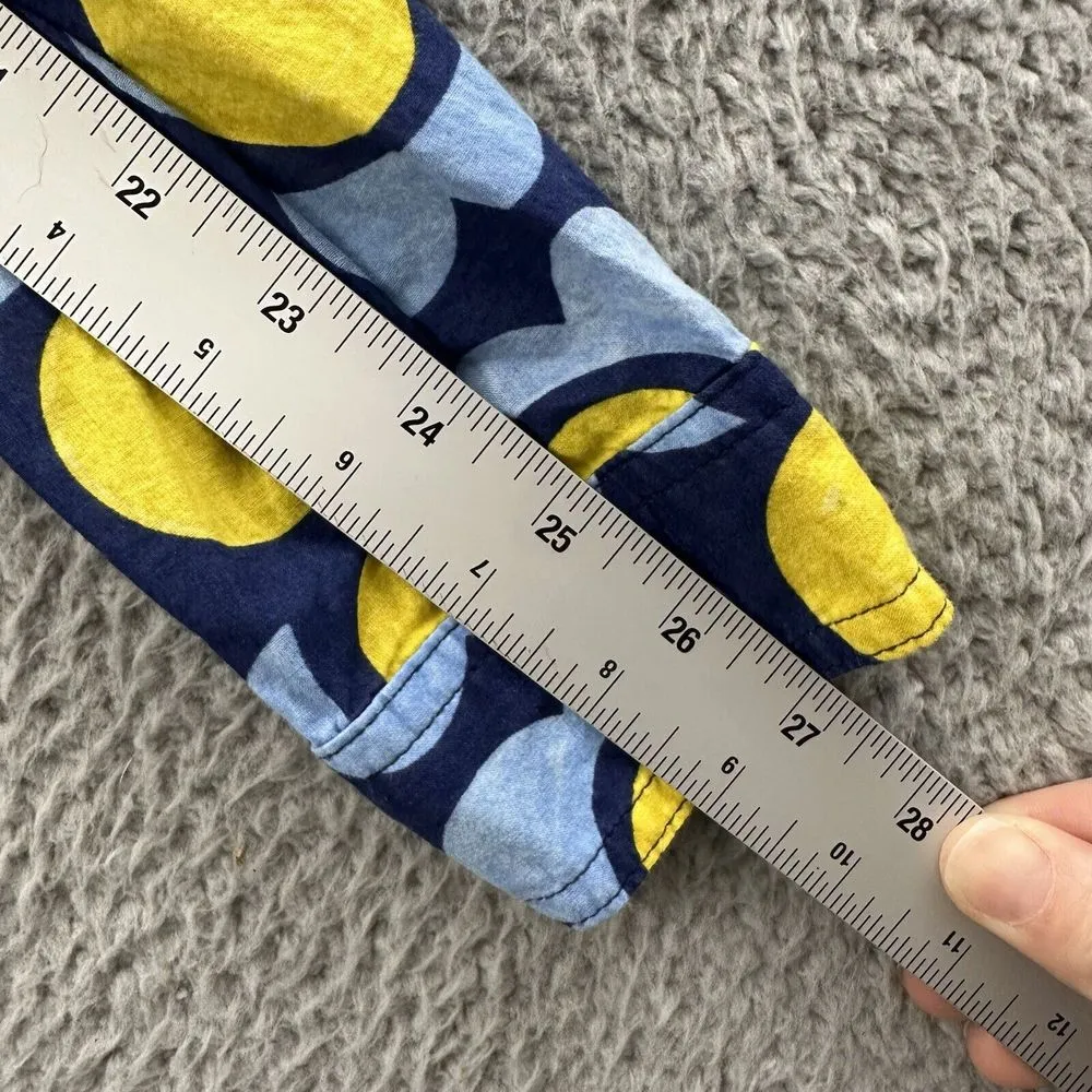 J.McLaughlin Women's XS Button Up Shirt Cotton Preppy‎ Business Casual Artsy - Image 7