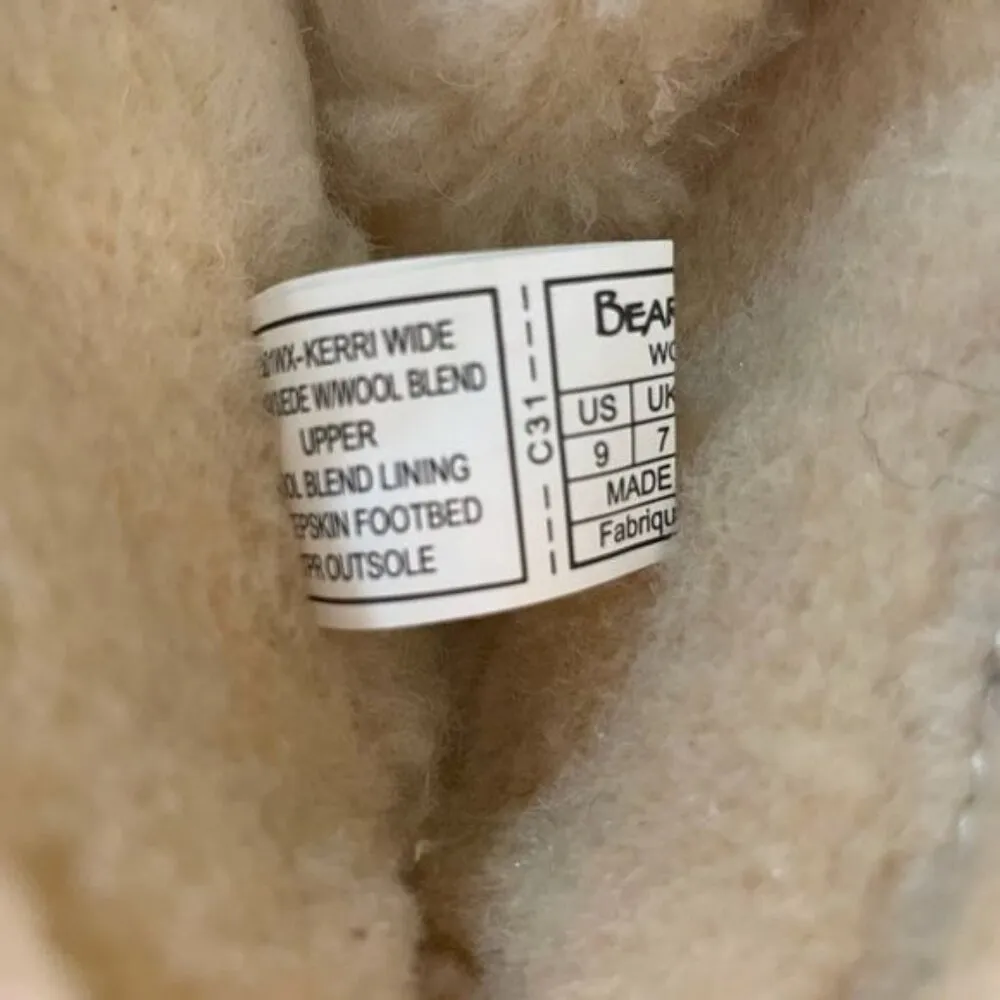Bearpaw Kerri Suede Lace-up Boots shoes NeverWet suede wide 7 brown winter - Image 9