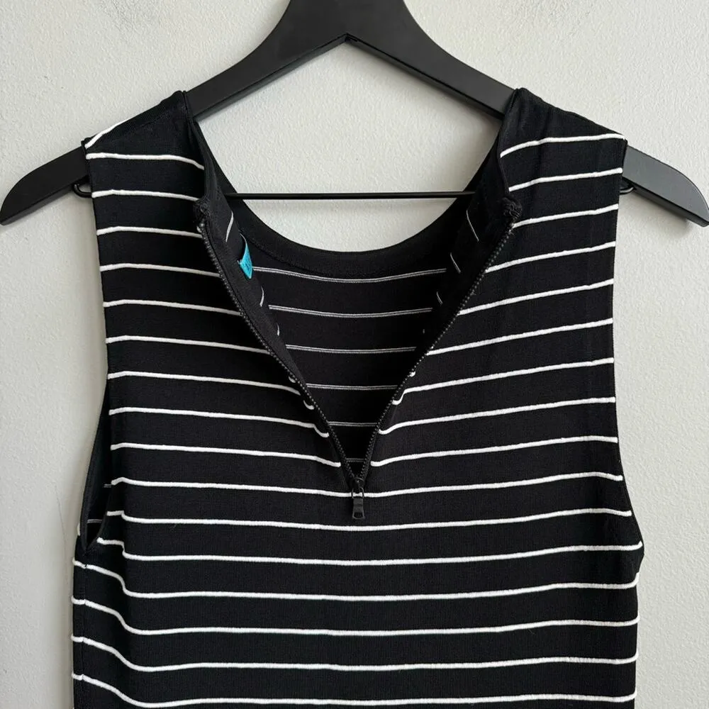 Alice + Olivia Clyde Striped Shift Dress (Medium) - Image 9