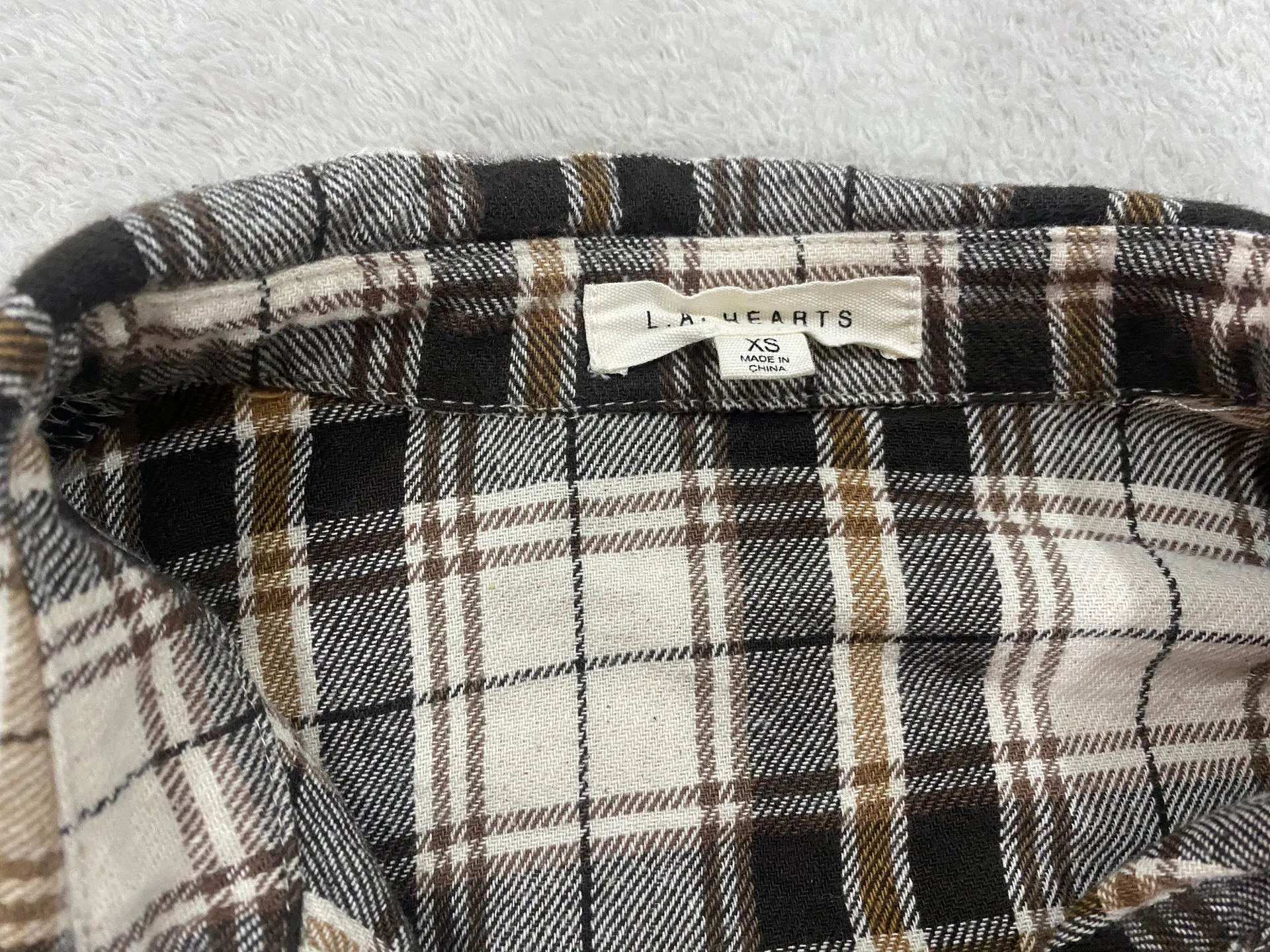 Boyfriend Flannel Shirt Size Xs - Image 4