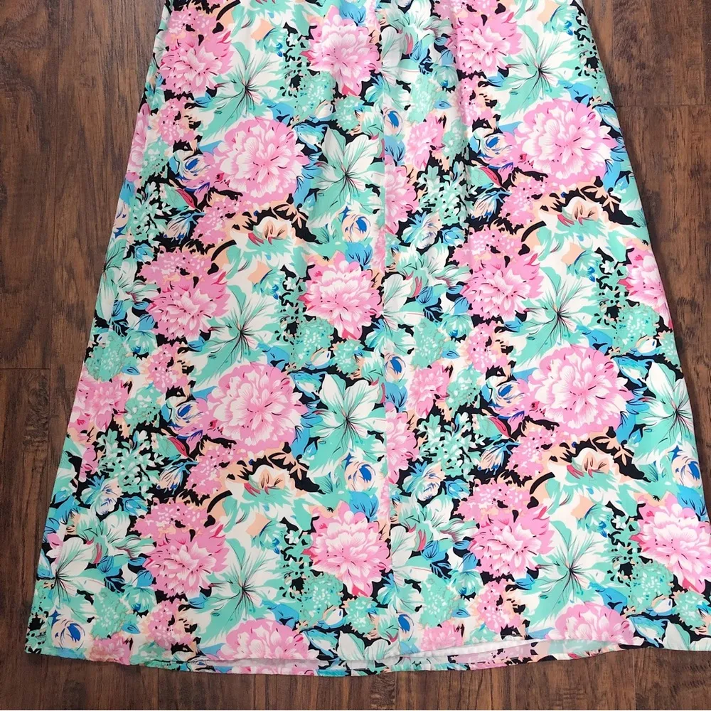 Yumi Kim • Daydreamer Maxi Dress silk floral spaghetti strap Pastel Peony print - Image 14