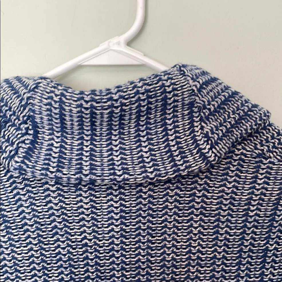 Blue Knit Button-Up Vest very soft knit - Image 5