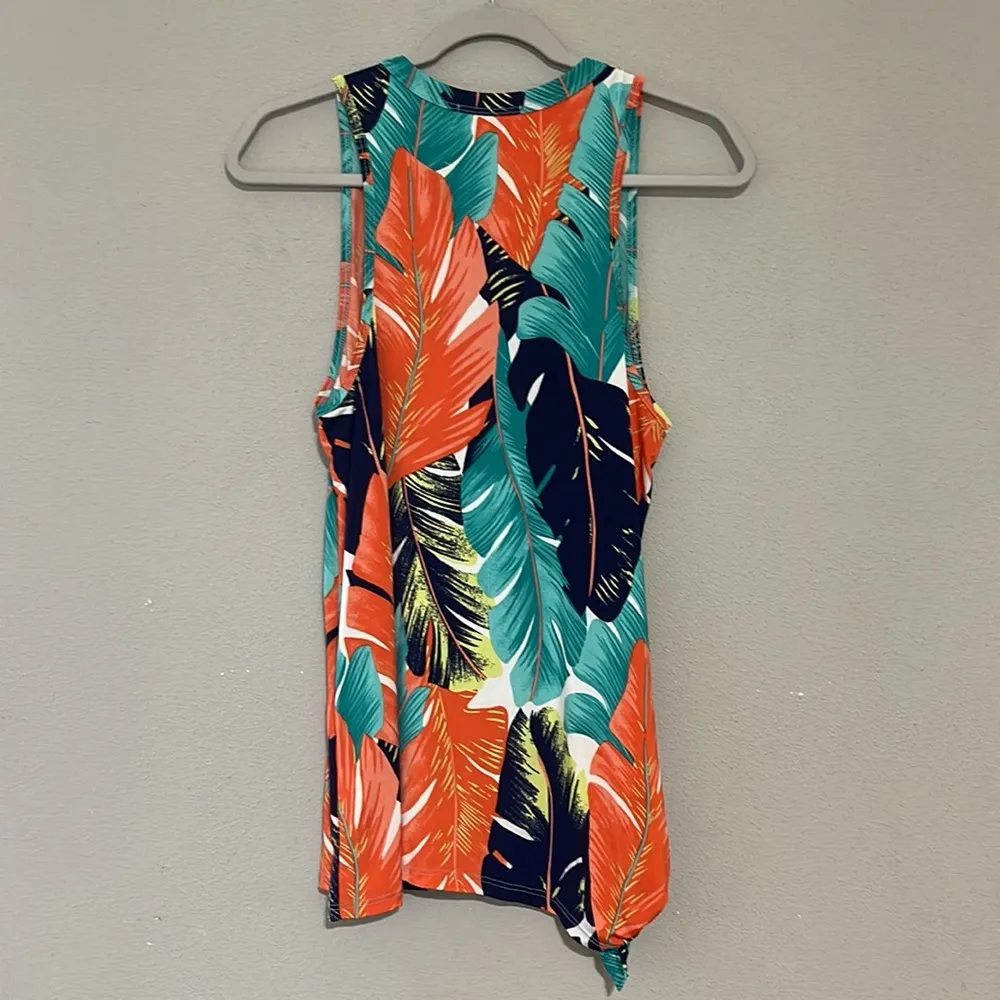 Leaf Tropical print tank - Image 2