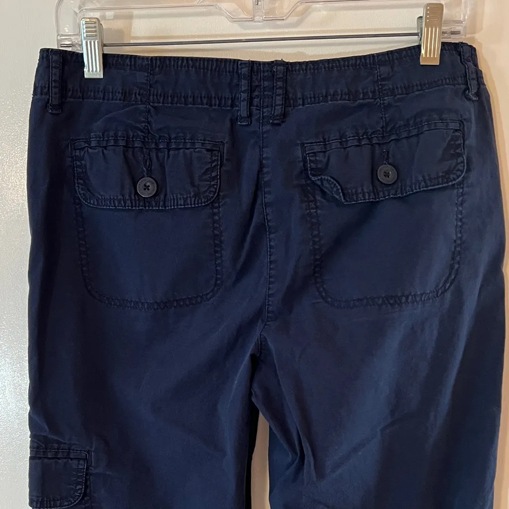 Liz Claiborne Navy Blue Cotton pants Sz. 6 - Image 8