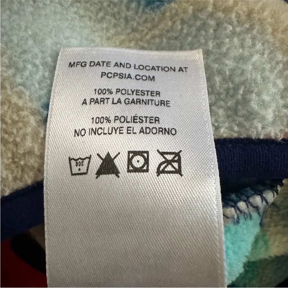 Patagonia Synchilla snap-t pullover feather print women's size medium - Image 5