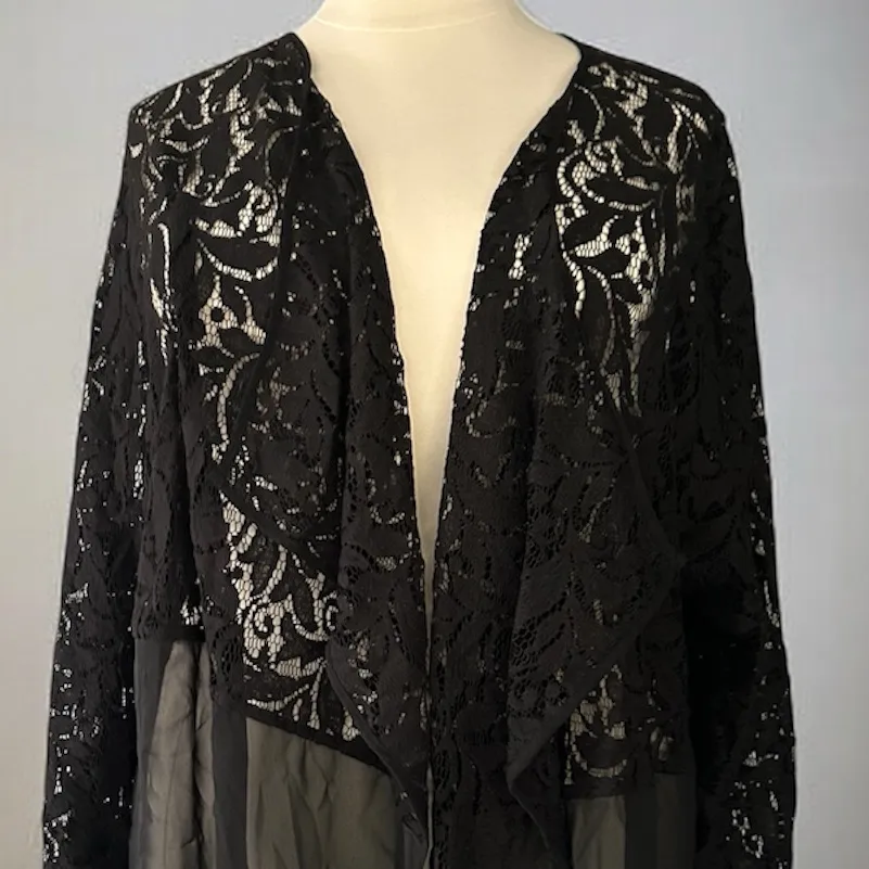 NWT! Catherine’s Black Lace Kimono Cardigan
Size 4X - Image 4
