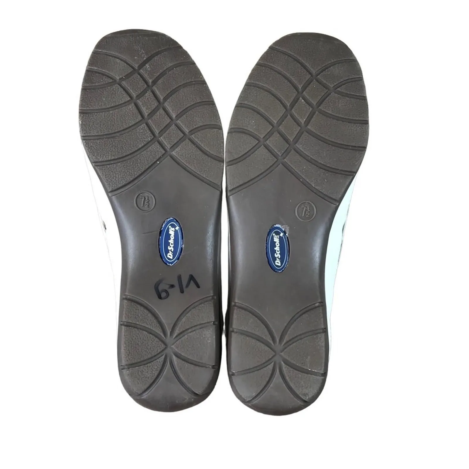 DR. SCHOLL'S CutOut Leather Loafers Women 7.5M Balance VTG Everyday Boho Retro Size 7.5 - Image 6