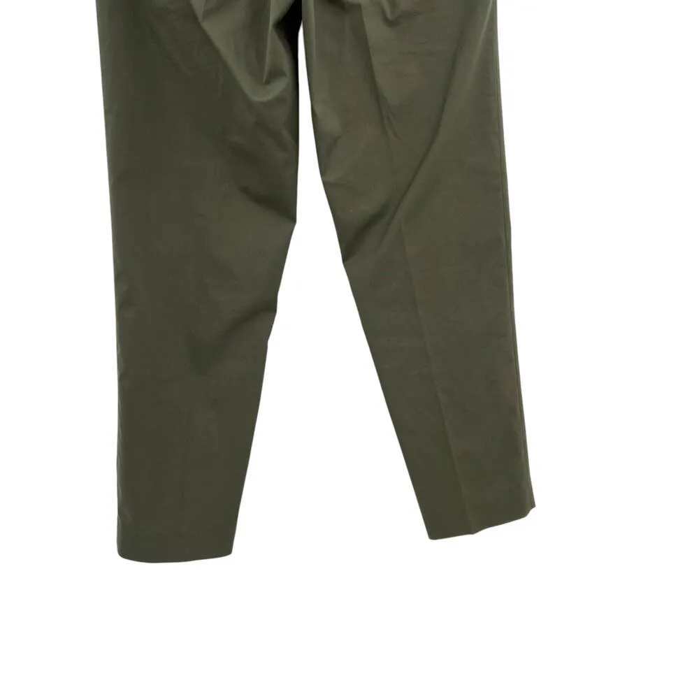 Gerard Darel Olive Green Slim Leg Pull-On Chino Pants Size 36 US 4 - Image 8
