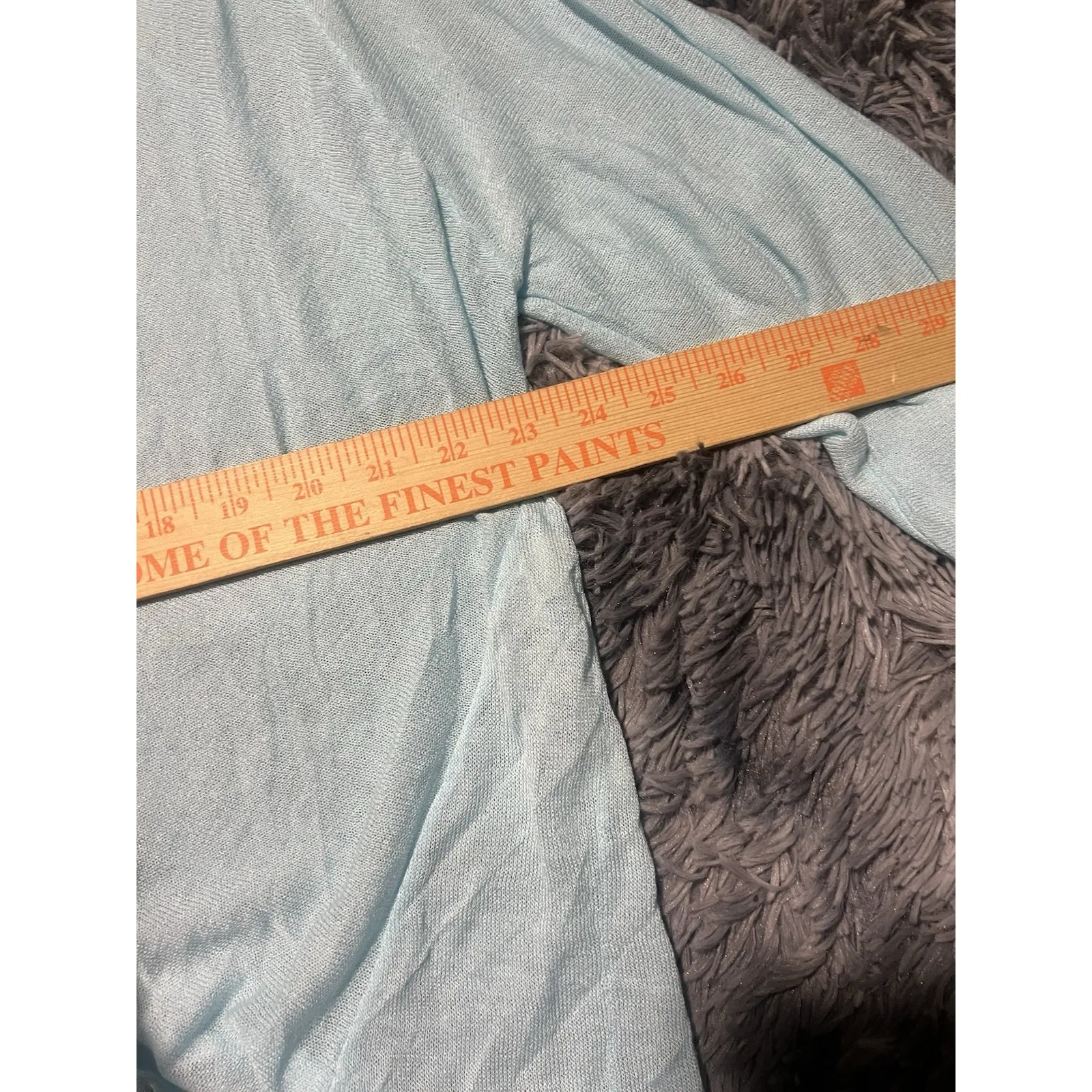 Women's Chico Size 3 lightweight Aqua blue Sweater/coverup/summer/casual - Image 5