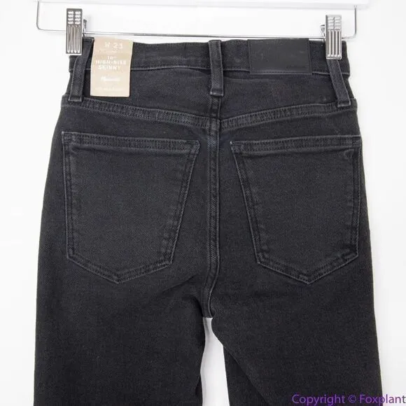 NEW Madewell 10" High-Rise Skinny‎ Jeans in Starkey Wash, 23 - Image 9