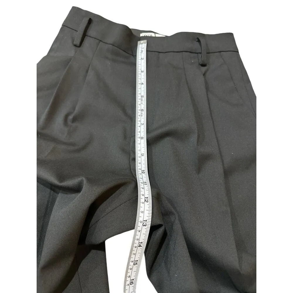 Dress Jeans Size XS Black Straight Drawstring Waist W/Pockets RN 77302 - Image 4