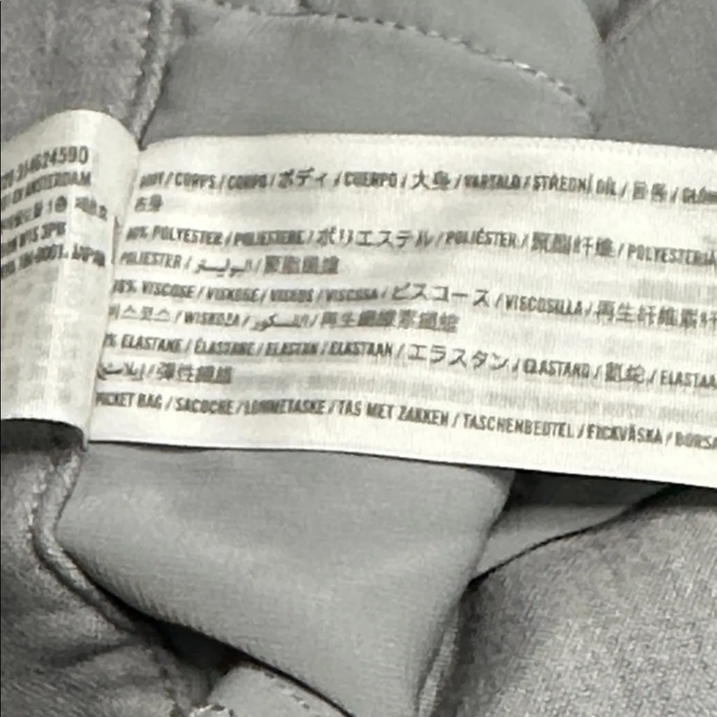 Abercrombie & Fitch Sloan Tailored High Rise Pleated Shorts Gray Size Medium - Image 11