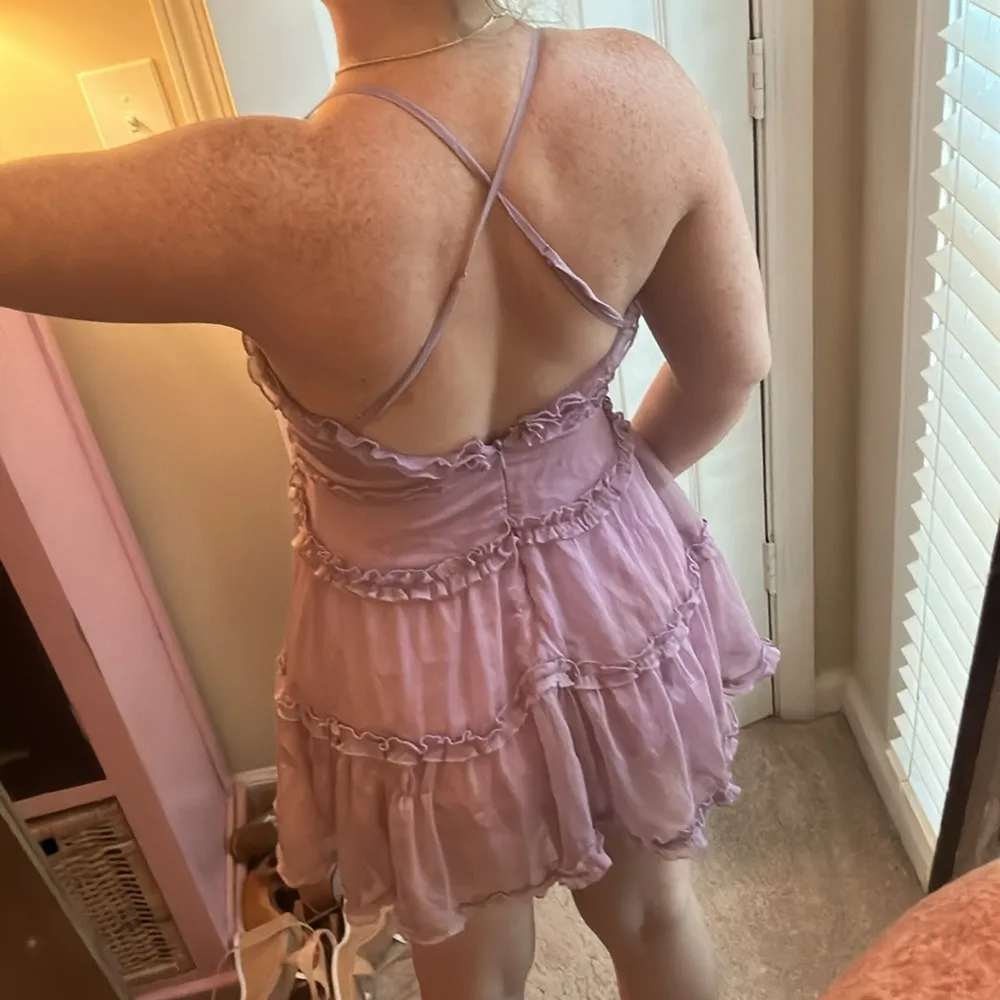 Lilac Mini Dress - Image 2