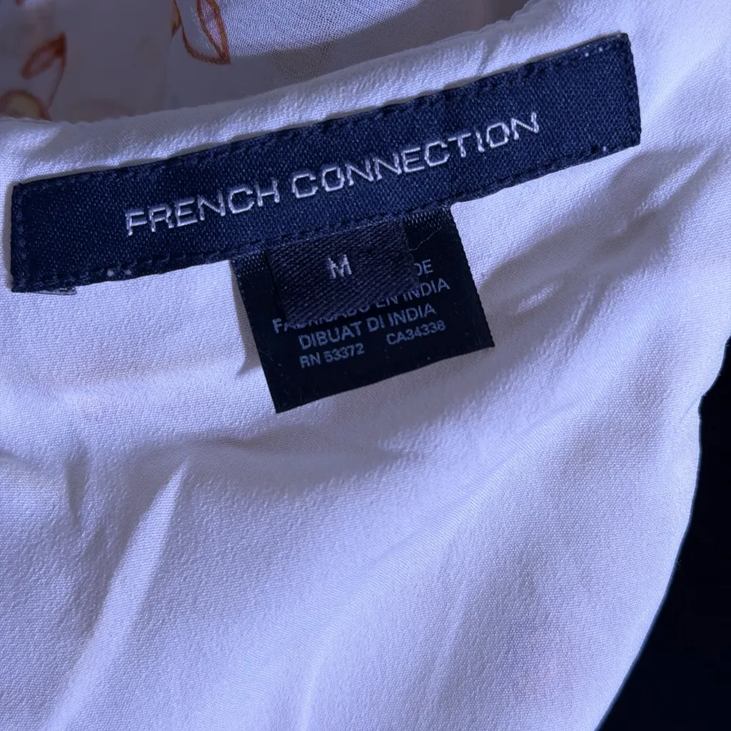 French Connection Floral Print Floral Print Domed Midi Dress size M - Image 7