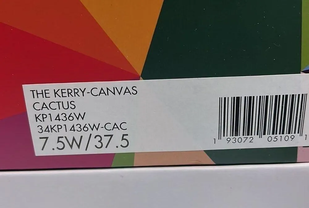 Katy Perry Womens Shoes 7.5 Slip On Sneakers Cactus Sequins Runs Small/Narrow - Image 6